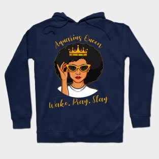 Pride Latina Afro Queen hispanic columbian gift idea present Hoodie